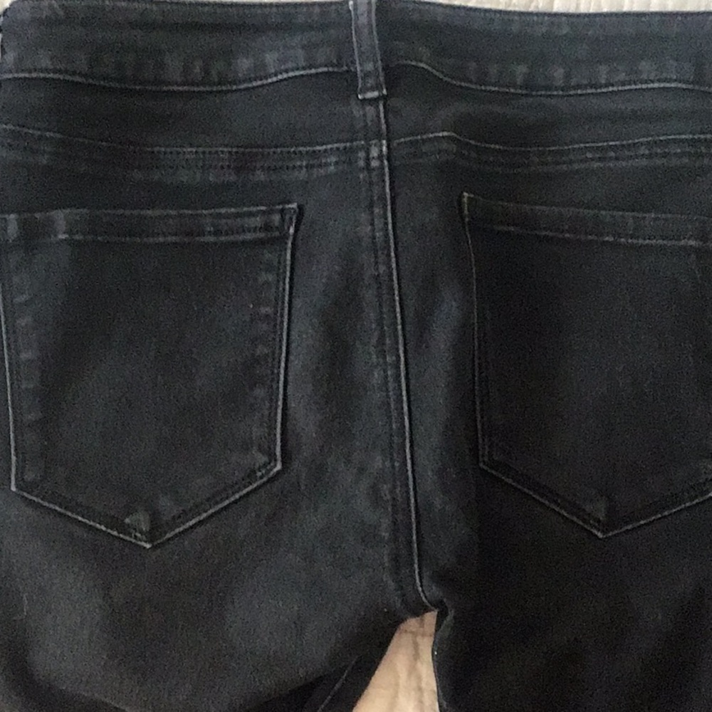 NAF NAF Jeans in black denim size 8 skinny